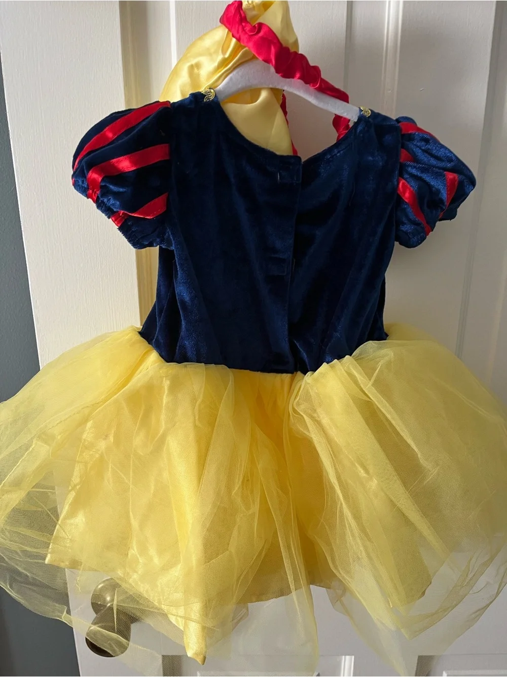Toddlers’ Cinderella Princess Dress with Red Bow